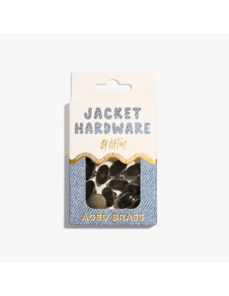 Kit de botones de jeans para chaquetas - Latón