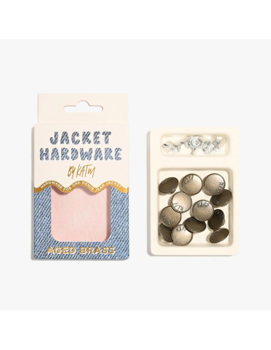 Kit de botones de jeans para chaquetas - Latón