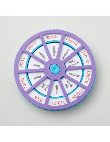 Disco de memoria para agujas de máquina de coser