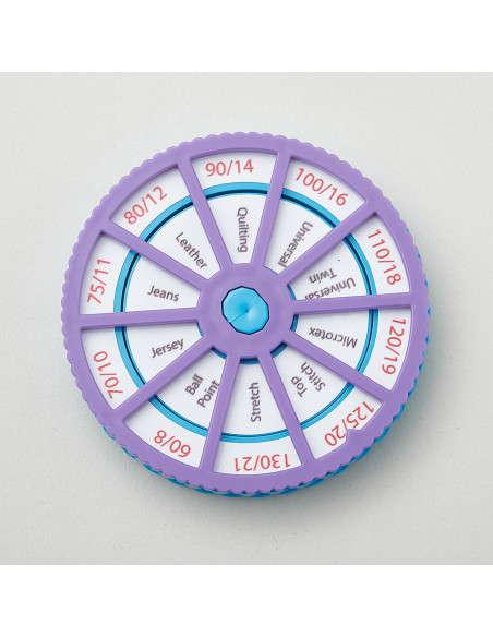 Disco de memoria para agujas de máquina de coser