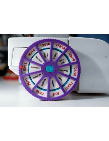 Disco de memoria para agujas de máquina de coser