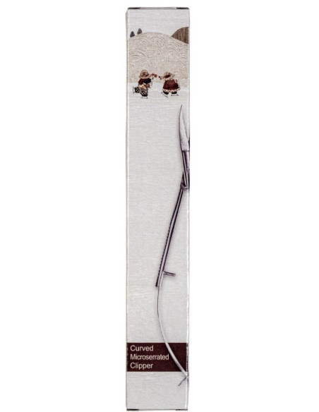 Tijeras pinza punta curva microdentada 12 cm Apliquick