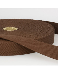 Correa de algodón para bolsas - Marrón