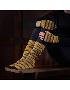 Kit de tejido Harry Potter – Calcetines y Mitones Hufflepuff