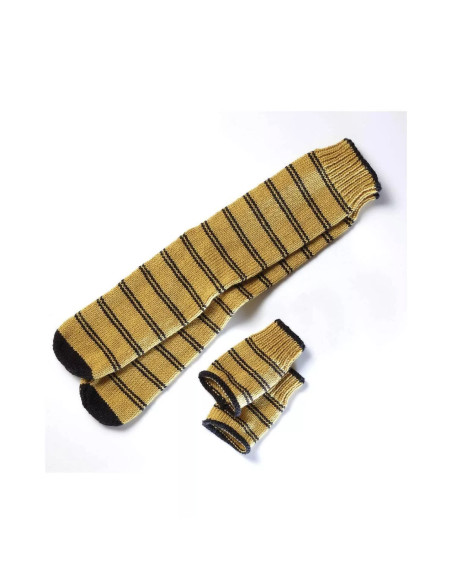 Kit de tejido Harry Potter – Calcetines y Mitones Hufflepuff