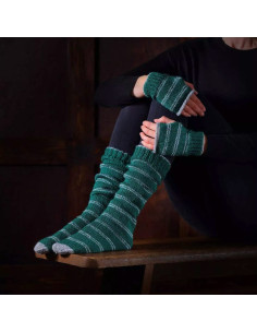 Kit de tejido Harry Potter – Calcetines y Mitones Slytherin