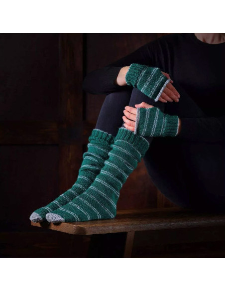 Kit de tejido Harry Potter – Calcetines y Mitones Slytherin