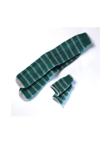 Kit de tejido Harry Potter – Calcetines y Mitones Slytherin