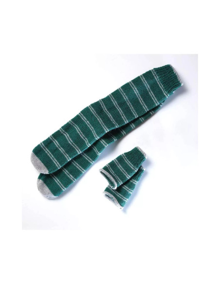 Kit de tejido Harry Potter – Calcetines y Mitones Slytherin