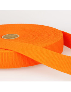 Correa de algodón para bolsas - Naranja
