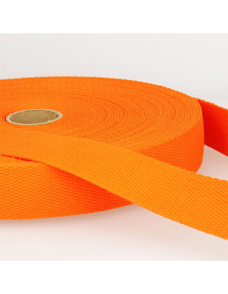 Correa de algodón para bolsas - Naranja