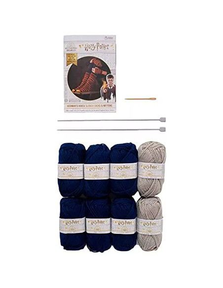 Kit de tejido Harry Potter – Calcetines y Mitones Ravenclaw