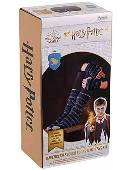 Kit de tejido Harry Potter – Calcetines y Mitones Ravenclaw