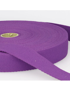 Correa de algodón para bolsas - Violeta