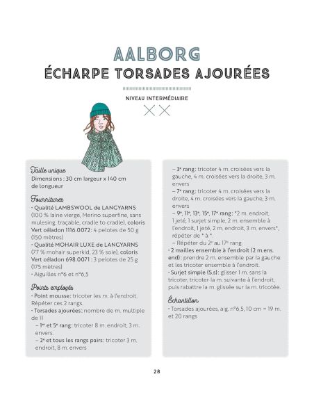 Libro de mallas nórdicas - 12 modelos para tejer para el invierno