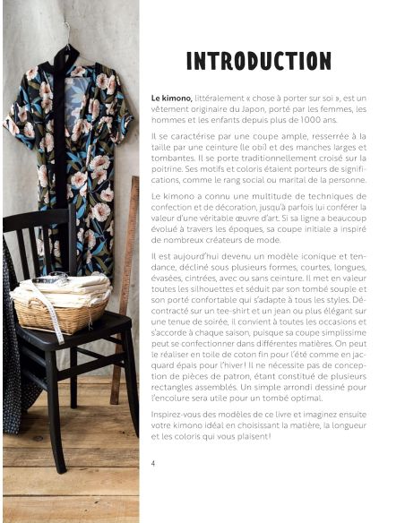 Libro coser sus kimonos - pequeño cuaderno de costura