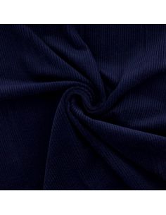 Tela de pana de algodón - Azul marino