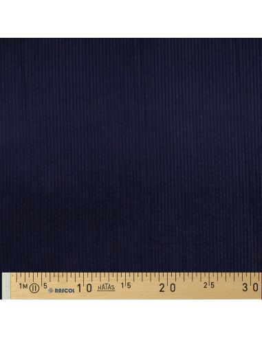 Tela de pana de algodón - Azul marino