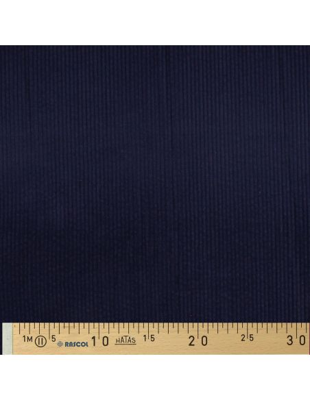 Tela de pana de algodón - Azul marino