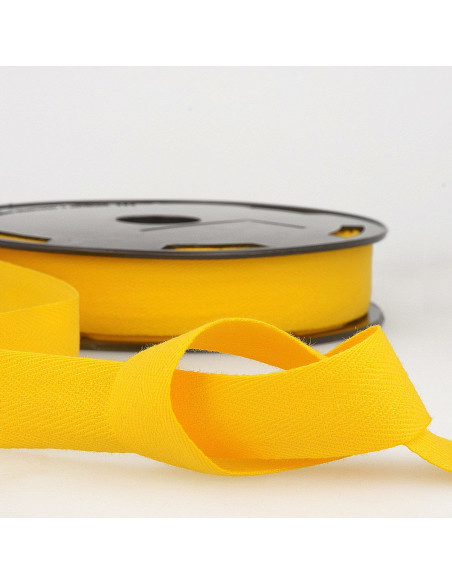 Cinta de sarga de algodón - Amarillo