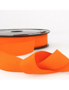 Cinta de sarga de algodón - Naranja
