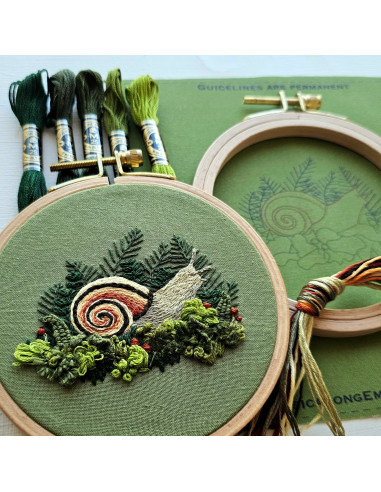Kit broderie - Magic Snail