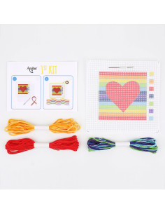 Mi primer kit de tapiz - Corazón 2