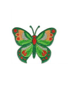 Parche termoadhesivo mariposa - Verde