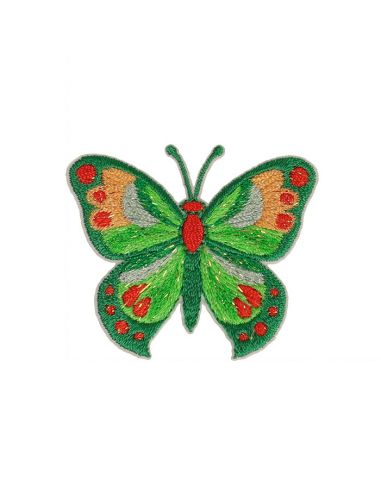 Parche termoadhesivo mariposa - Verde