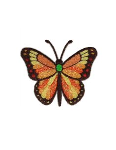 Parche termoadhesivo mariposa - Naranja