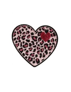 Parche termoadhesivo corazón - Pantera Rosa