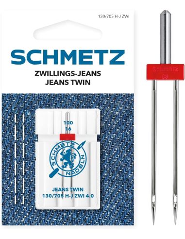 Agujas dobles para jeans Schmetz