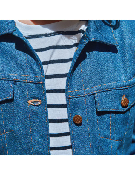 Patrón de chaqueta infantil Chicago - Ikatee
