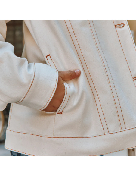 Patrón de chaqueta infantil Chicago - Ikatee