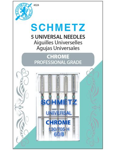 Agujas universales cromadas Schmetz