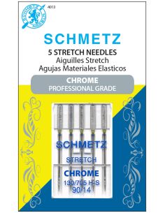 Agujas stretch cromadas Schmetz