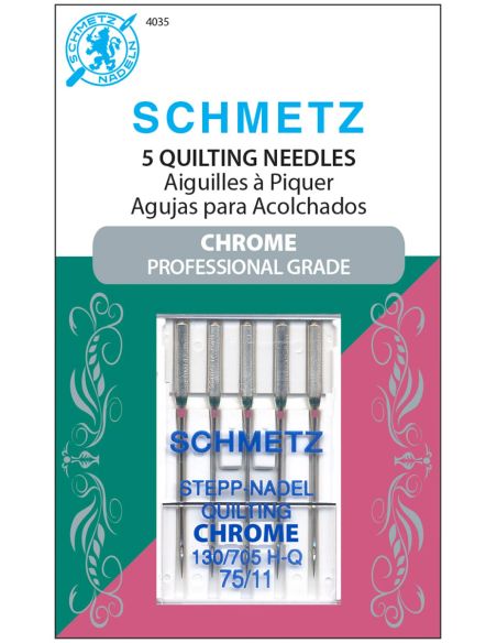 Agujas para acolchar cromadas Schmetz