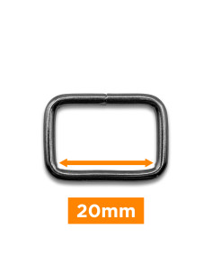 Bucle rectangular - Cañón de fusil de 20 mm