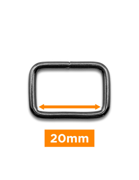 Bucle rectangular - Cañón de fusil de 20 mm