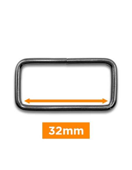Bucle rectangular - Cañón de fusil 32 mm