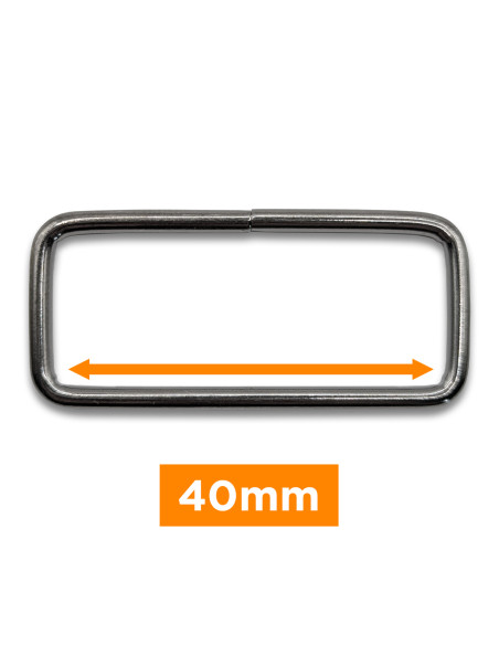 Bucle rectangular - Cañón de fusil de 40 mm