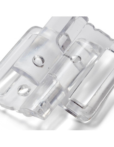 Clips sujetador de bikini transparente 20 mm