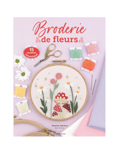 Libro de bordado de flores