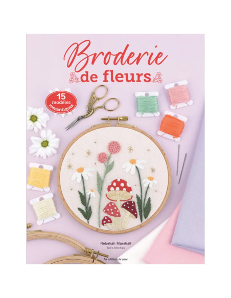 Libro de bordado de flores