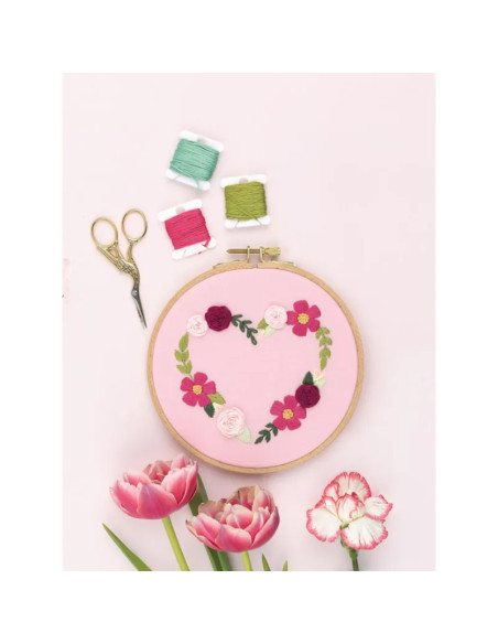 Libro de bordado de flores
