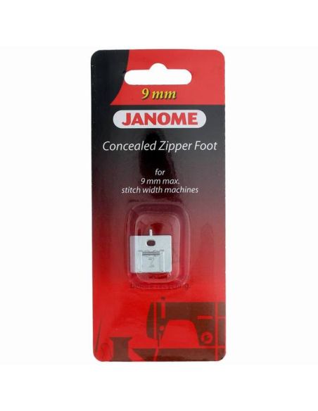 Pie de cremallera invisible Janome