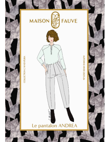 Patrón de pantalón Andréa - Maison Fauve