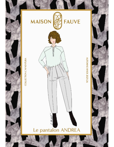 Patrón de pantalón Andréa - Maison Fauve