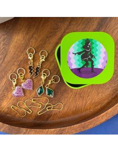 Juego de 12 anillos marcadores de puntos - Funky Wave