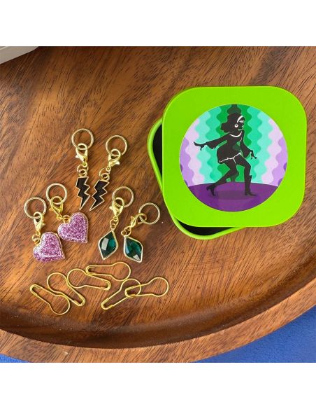 Juego de 12 anillos marcadores de puntos - Funky Wave